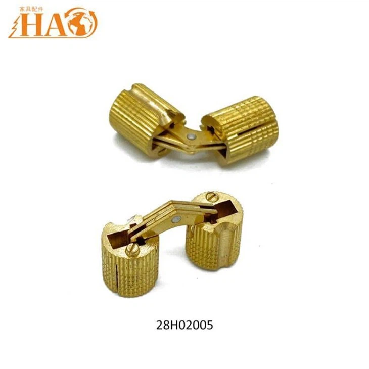 Hidden Invisible Copper Concealed Barrel Hinge For DIY Wooden Door